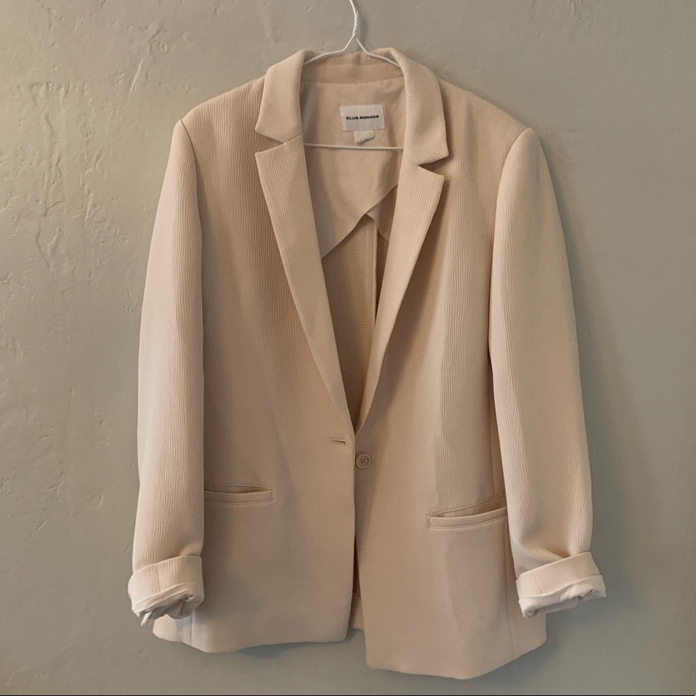 Club Monaco Nude/Beige Blazer (Size 10)